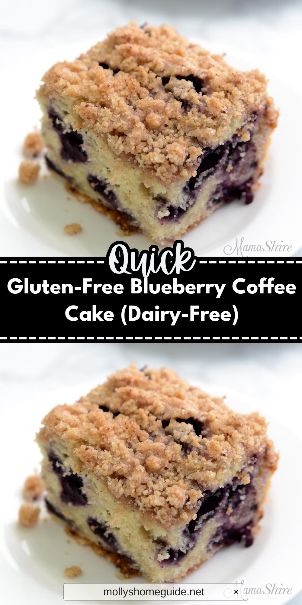 Gluten-Free Blueberry Coffee Cake (Dairy-Free)