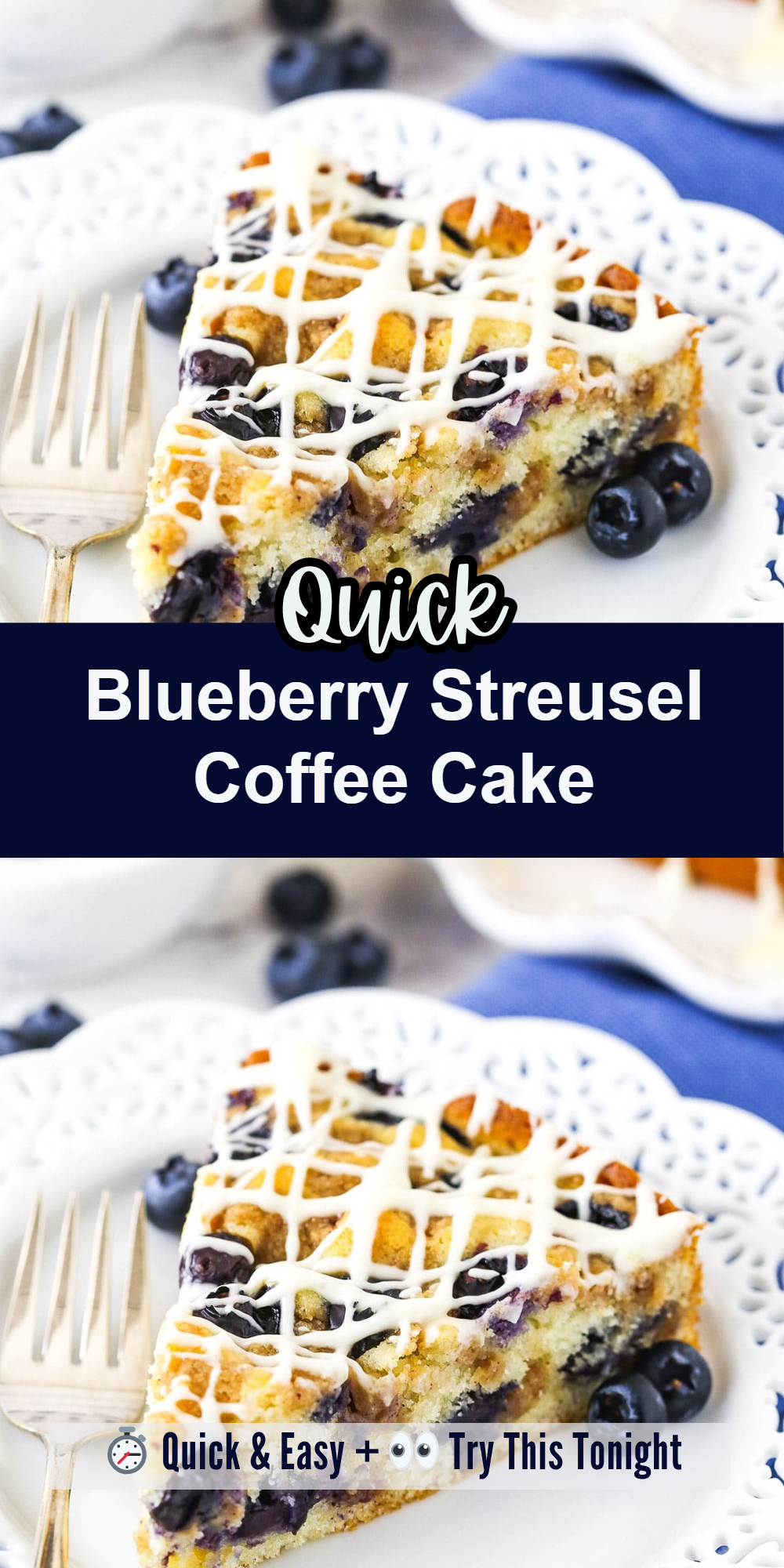 Blueberry Streusel Coffee Cake