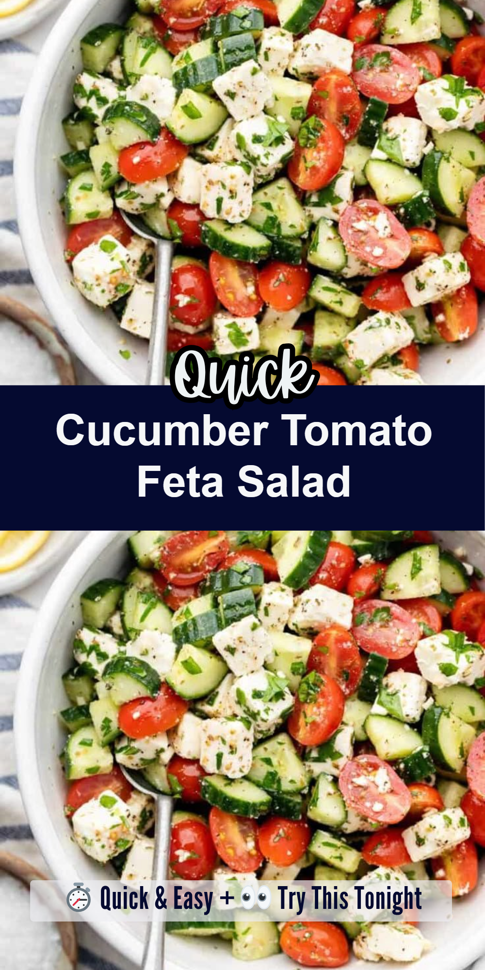 Cucumber Tomato Feta Salad