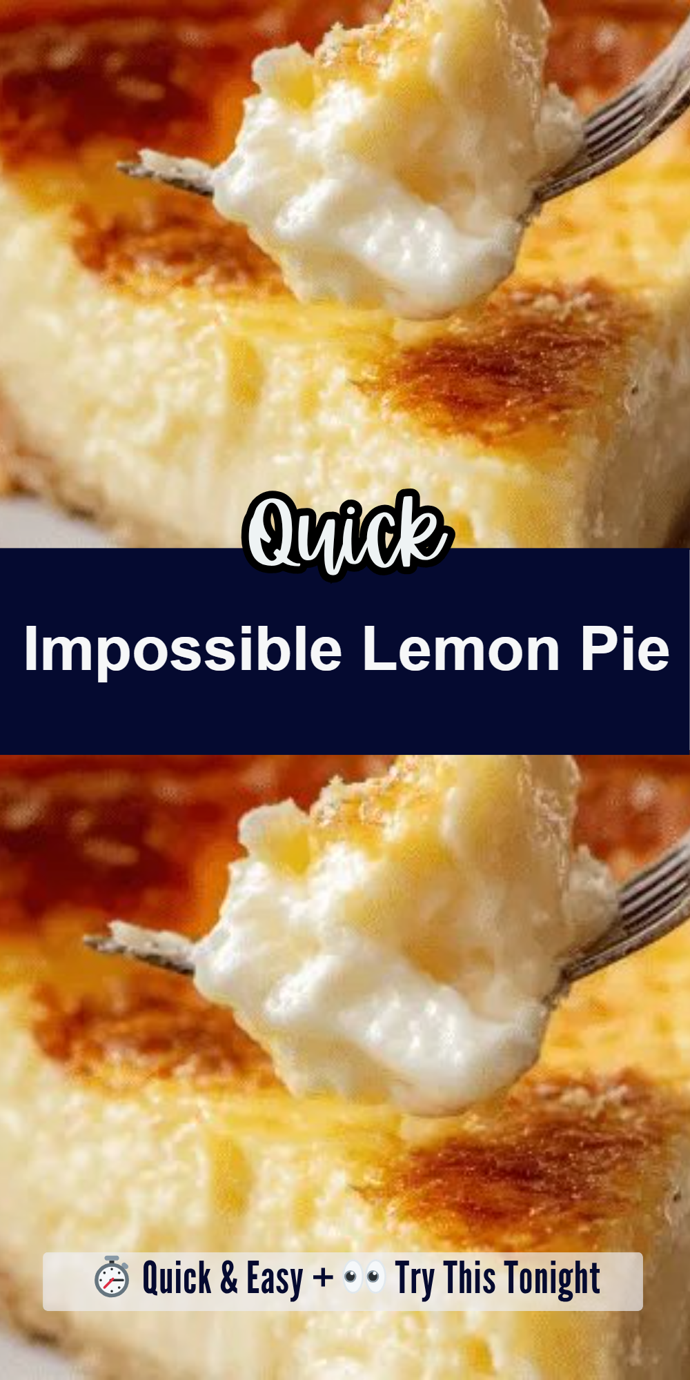 Impossible Lemon Pie