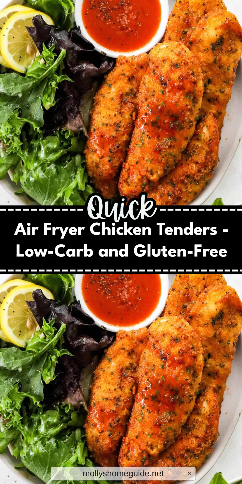 Air Fryer Chicken Tenders - Low-Carb and Gluten-Free