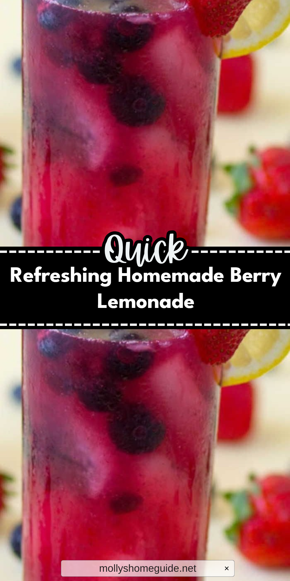 Refreshing Homemade Berry Lemonade