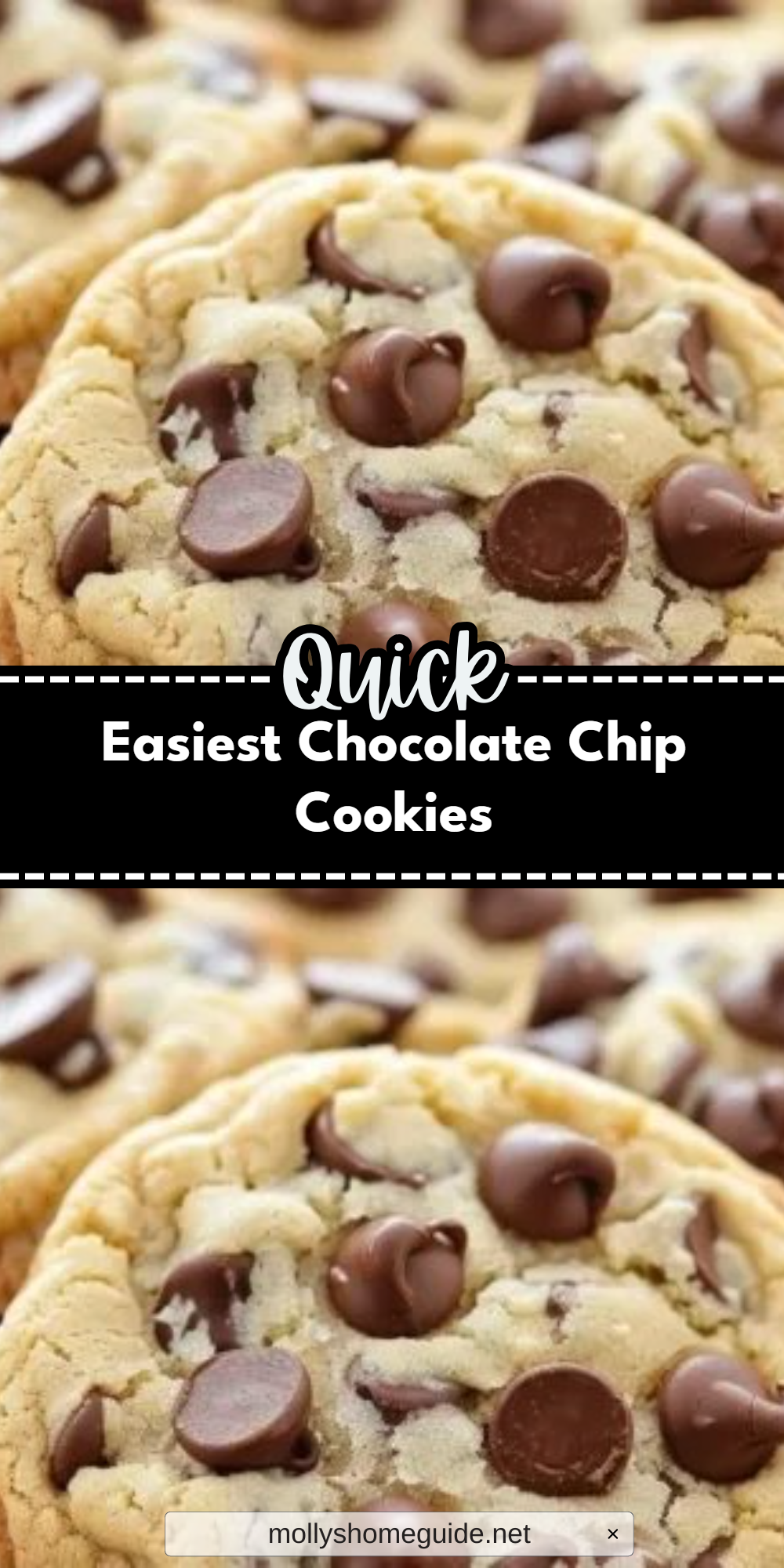 Easiest Chocolate Chip Cookies