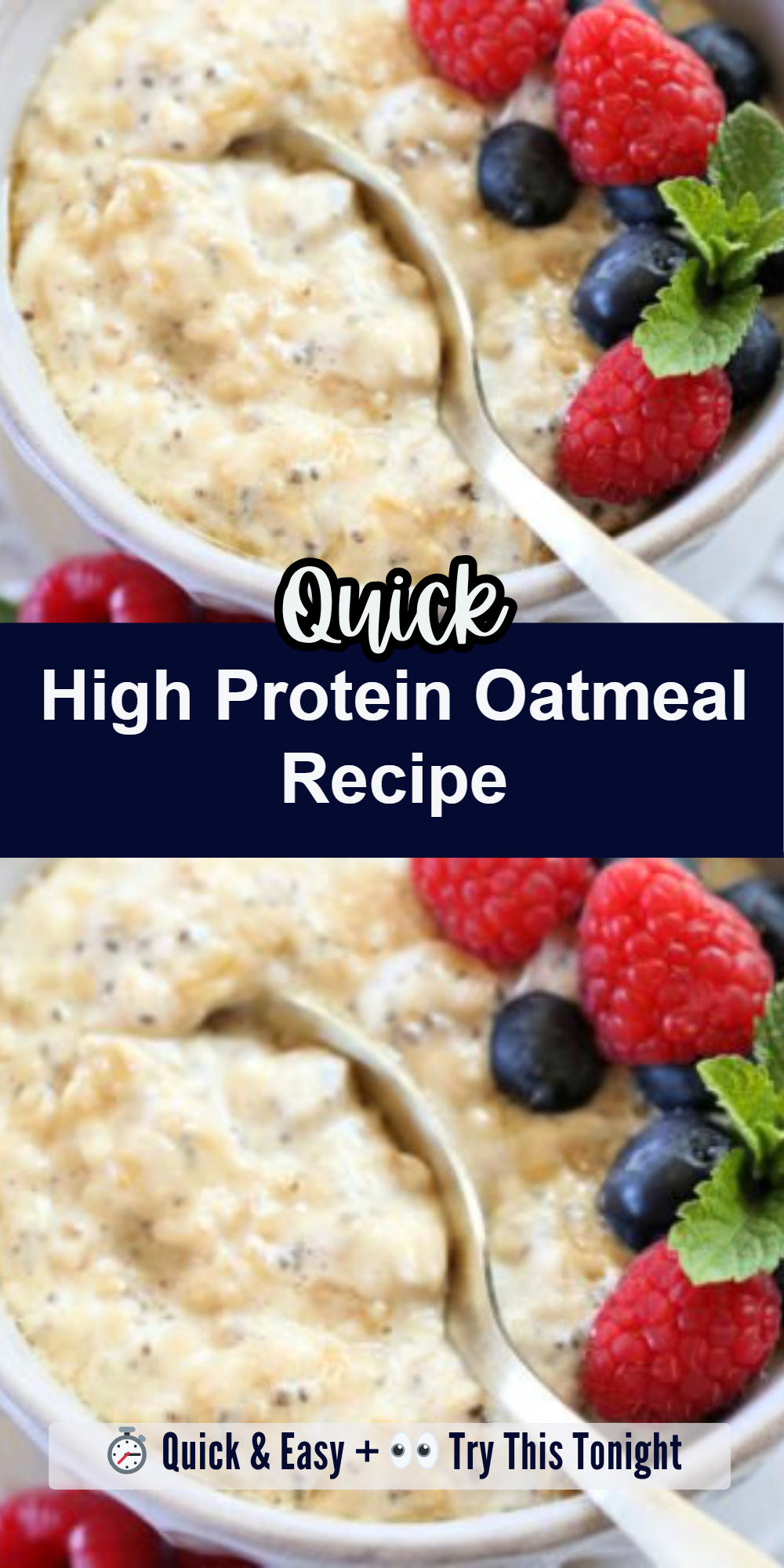 High Protein Oatmeal Recipe