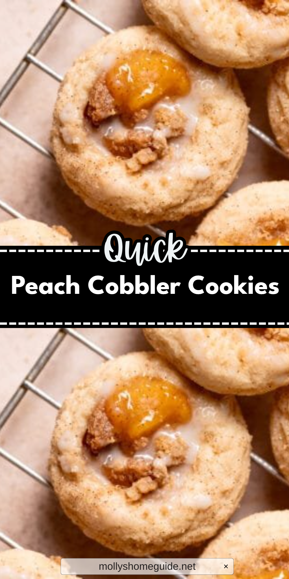 Peach Cobbler Cookies