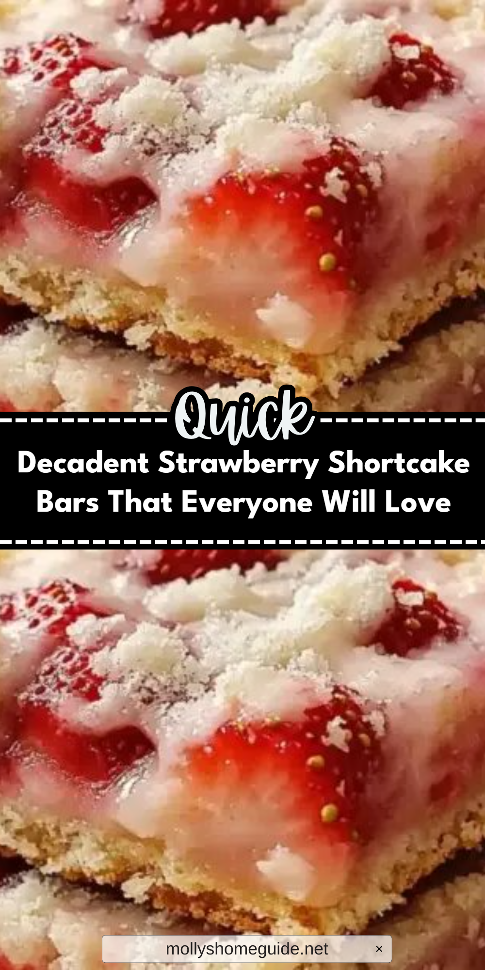 Decadent Strawberry Shortcake Bars That Everyone Will Love