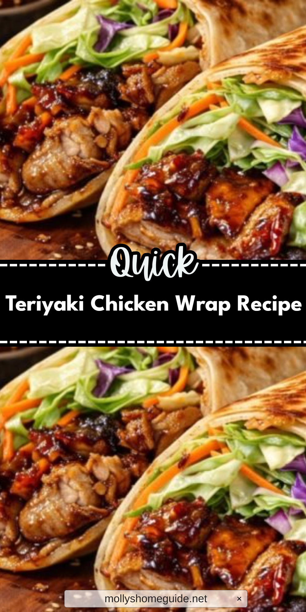 Teriyaki Chicken Wrap Recipe