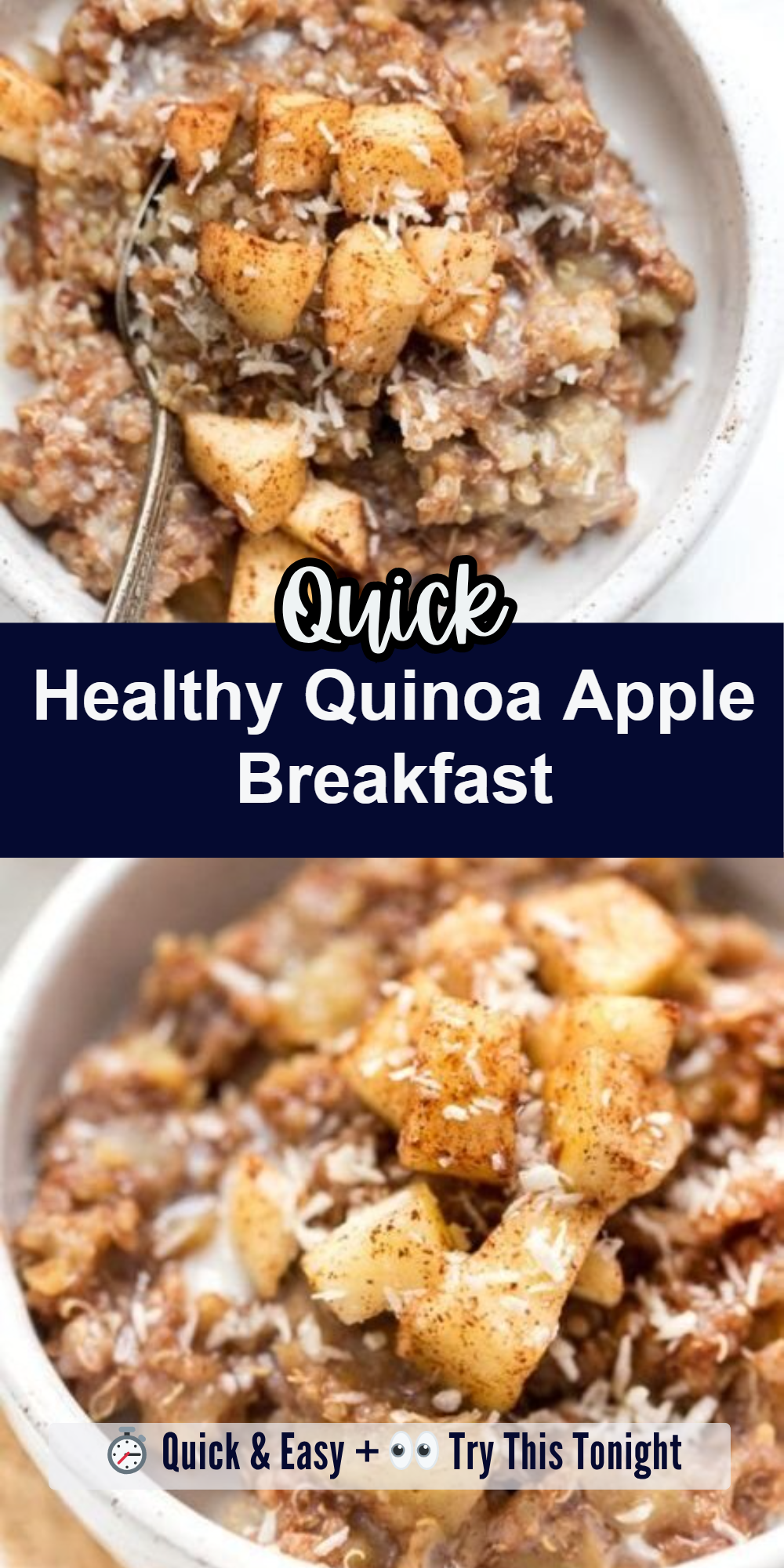 Healthy Quinoa Apple Breakfast