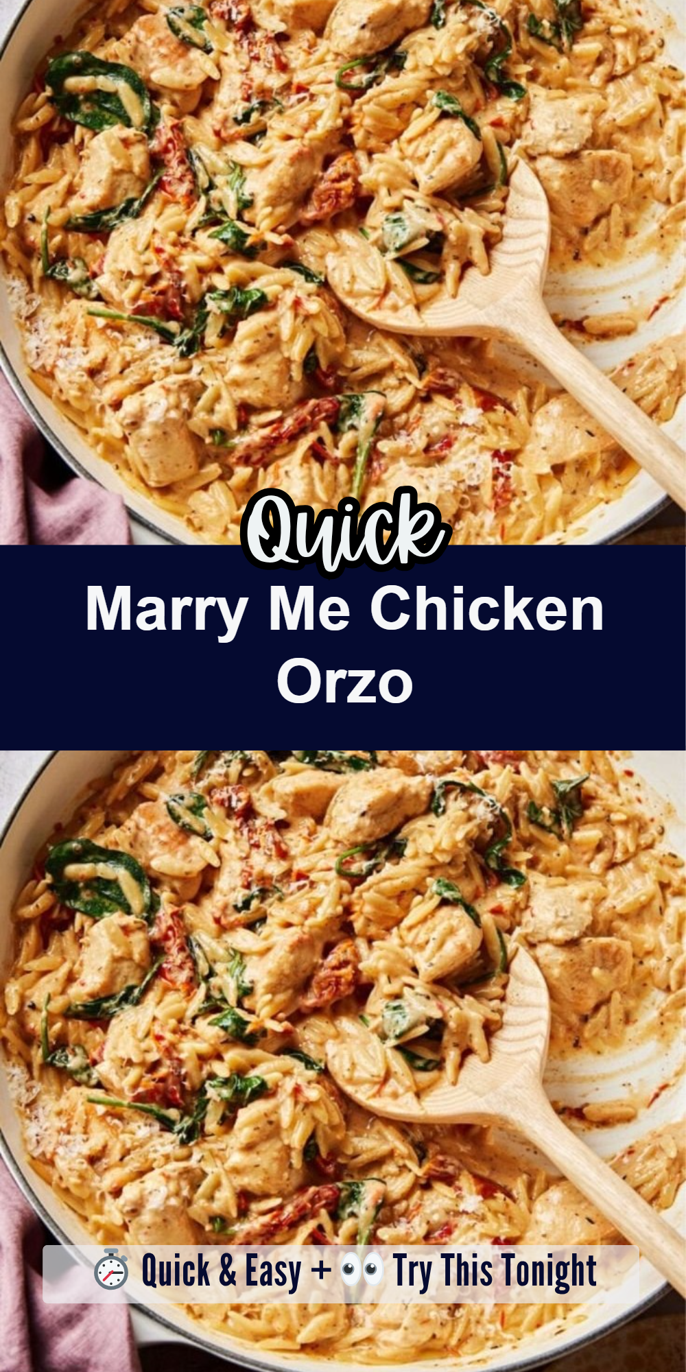 Marry Me Chicken Orzo