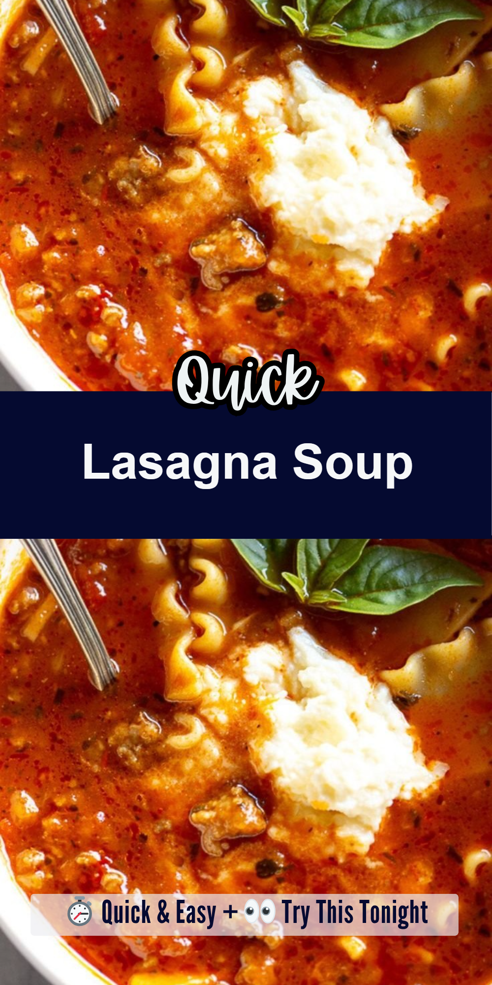 Lasagna Soup