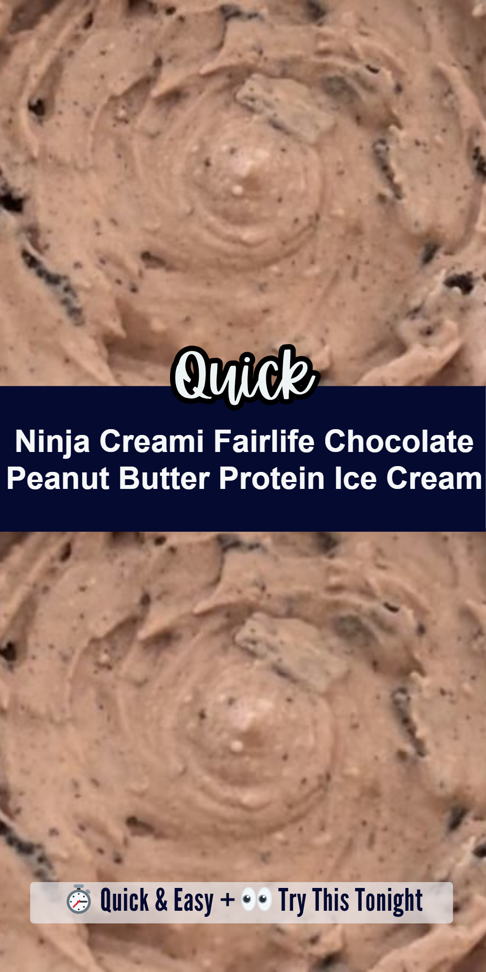 Ninja Creami Fairlife Chocolate Peanut Butter Protein Ice Cream