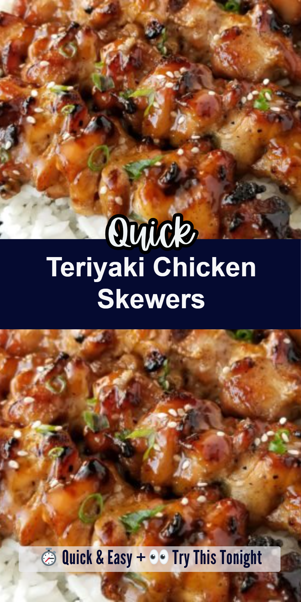 Teriyaki Chicken Skewers