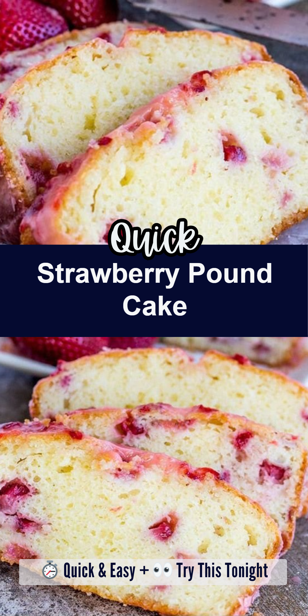 Strawberry Pound Cake