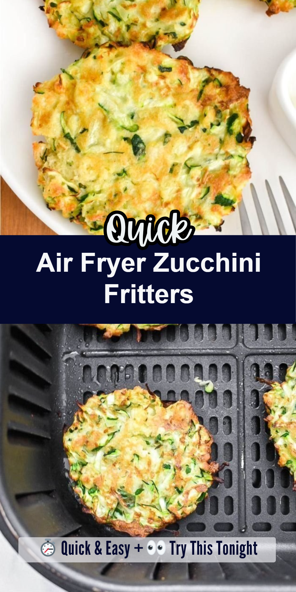 Air Fryer Zucchini Fritters