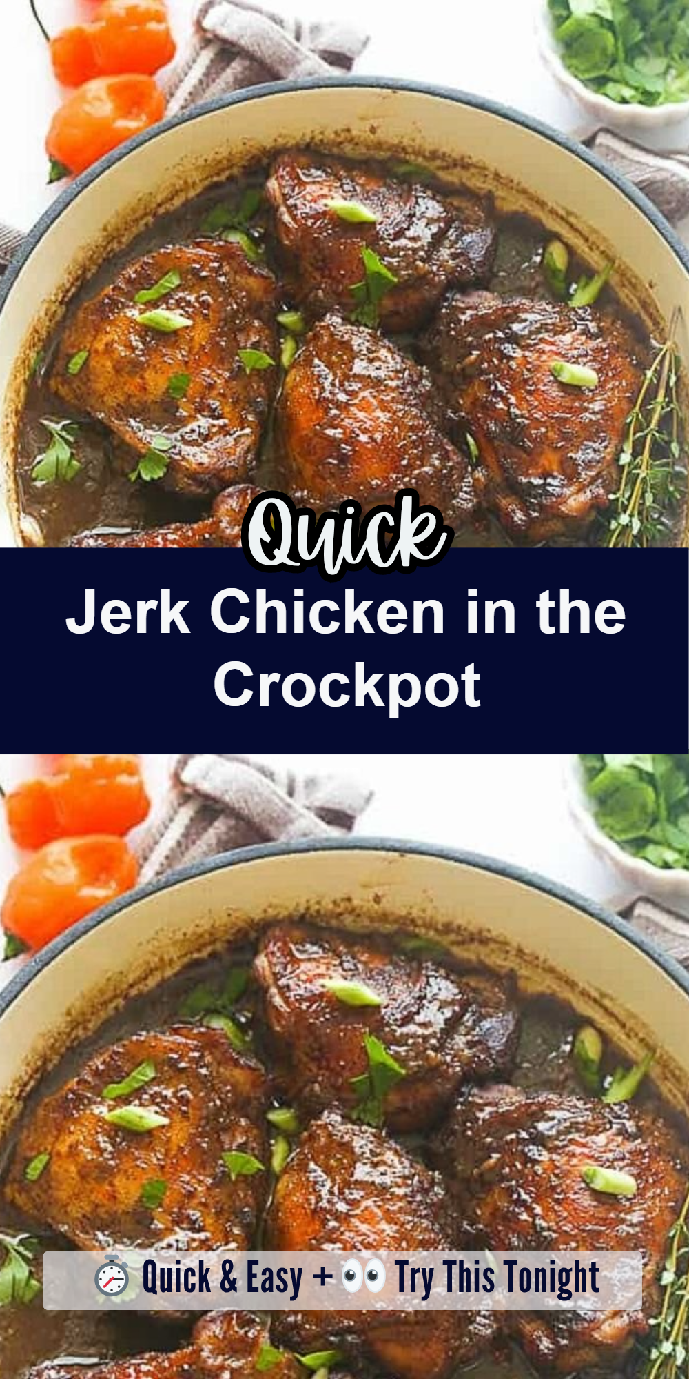 Jerk Chicken in the Crockpot