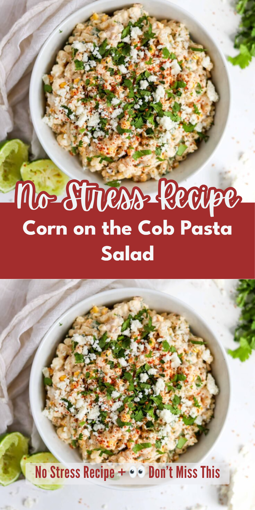 Corn on the Cob Pasta Salad