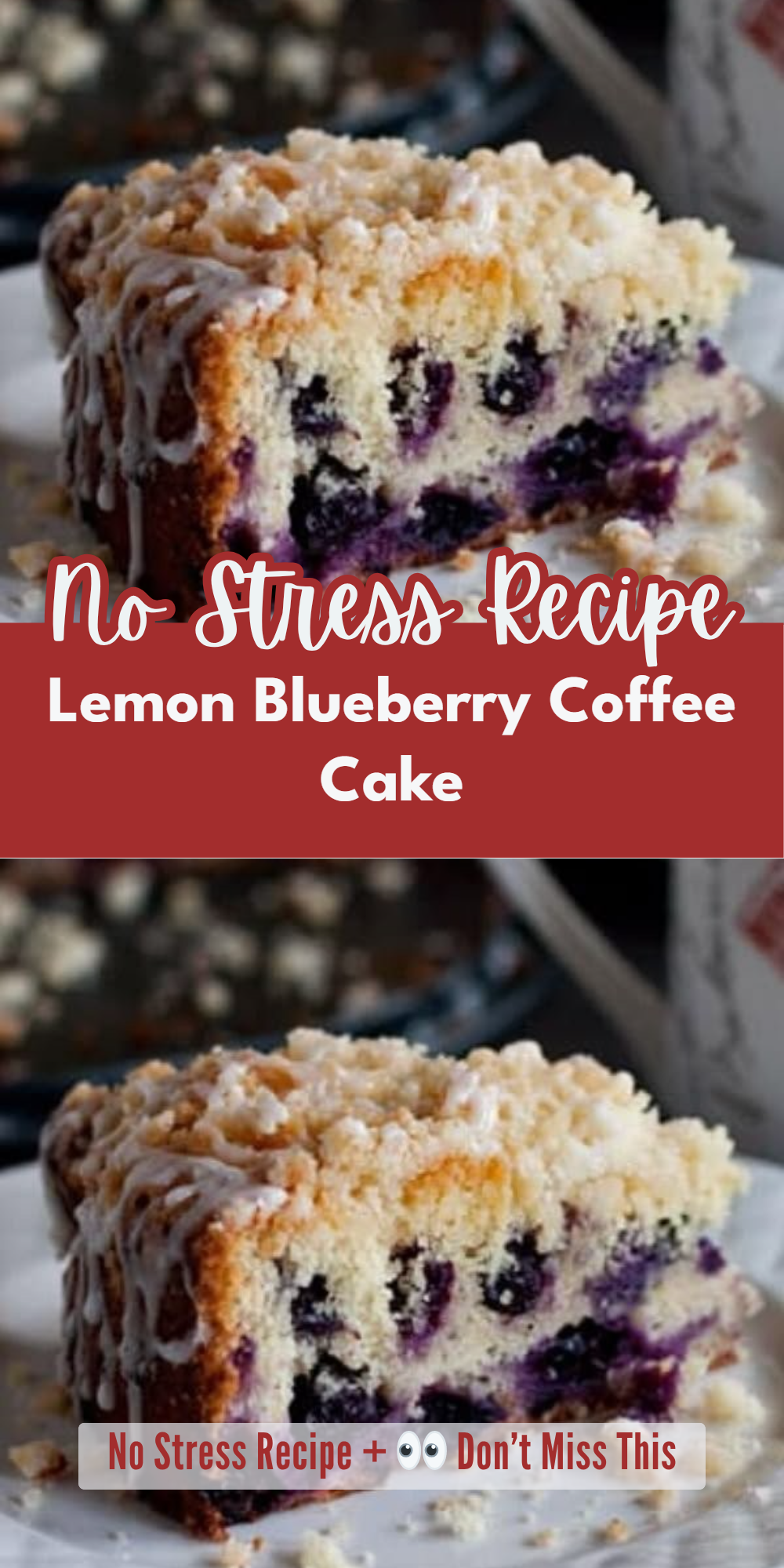 Lemon Blueberry Coffee Cake