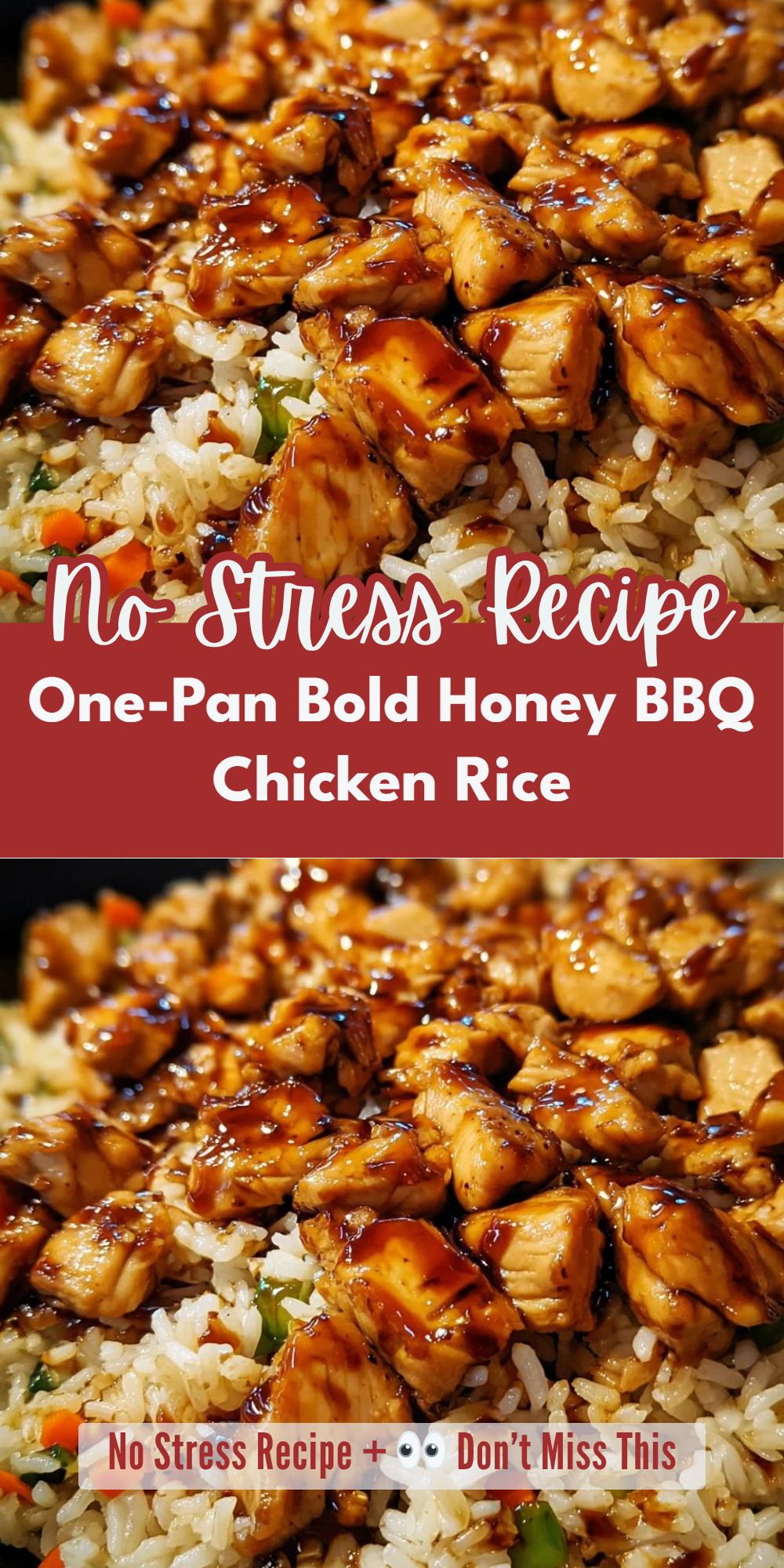 One-Pan Bold Honey BBQ Chicken Rice