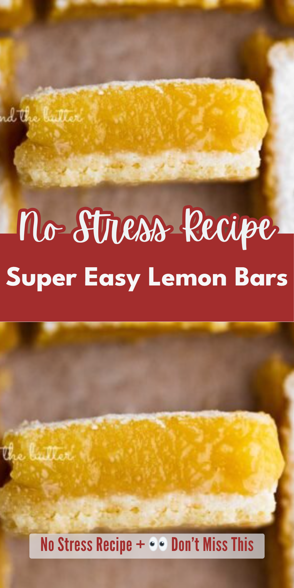 Super Easy Lemon Bars