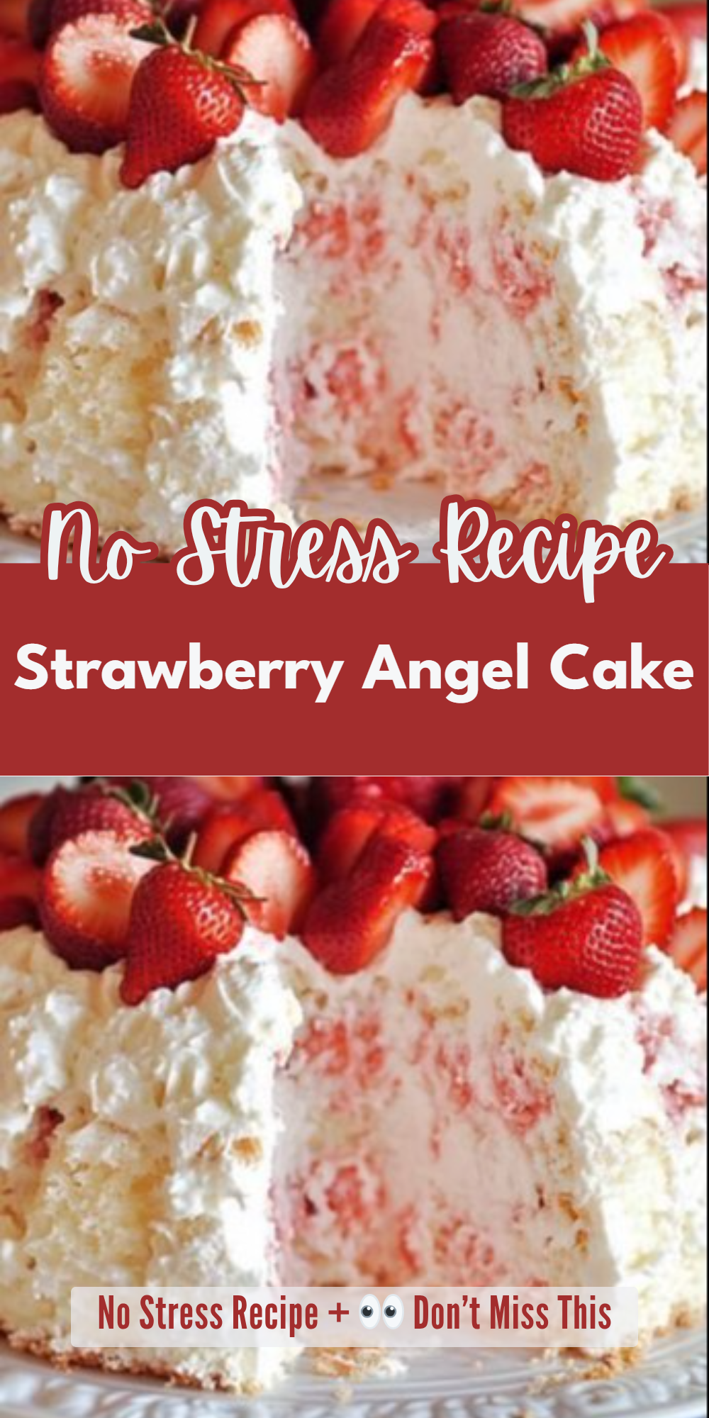 Strawberry Angel Cake