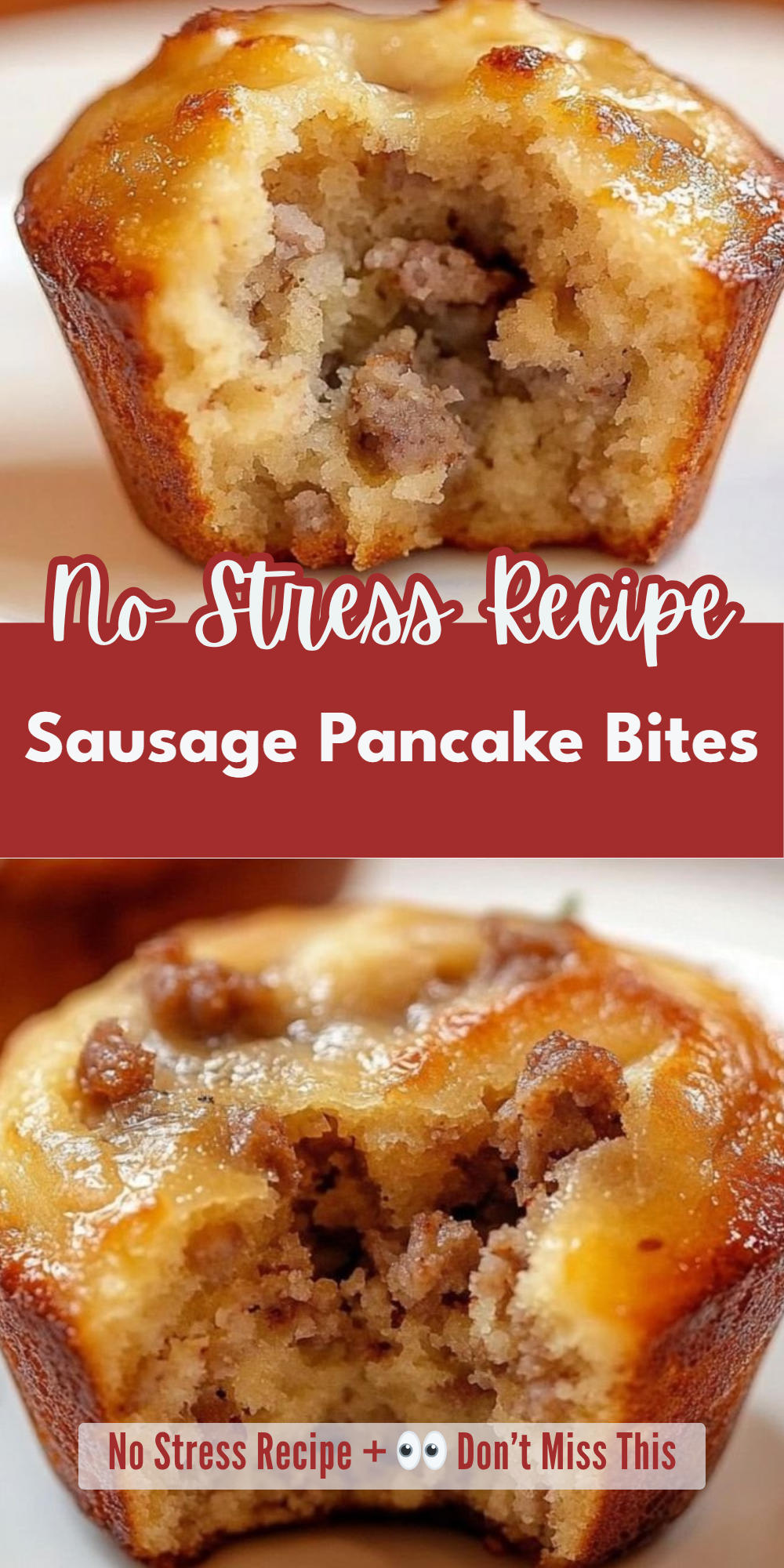 Sausage Pancake Bites