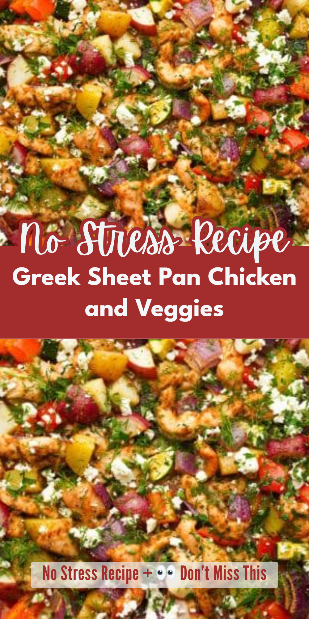 Greek Sheet Pan Chicken and Veggies