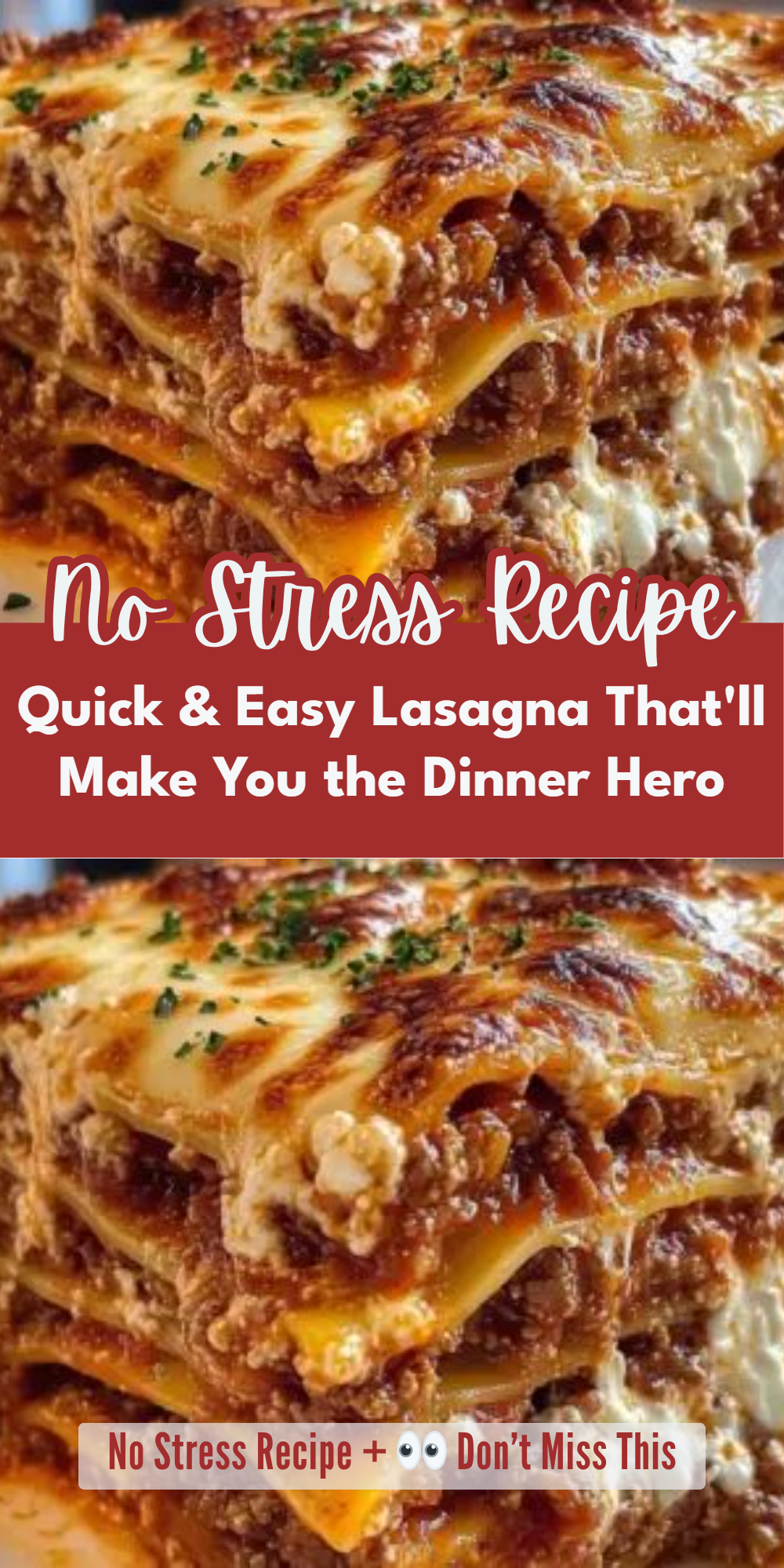 Quick & Easy Lasagna That'll Make You the Dinner Hero