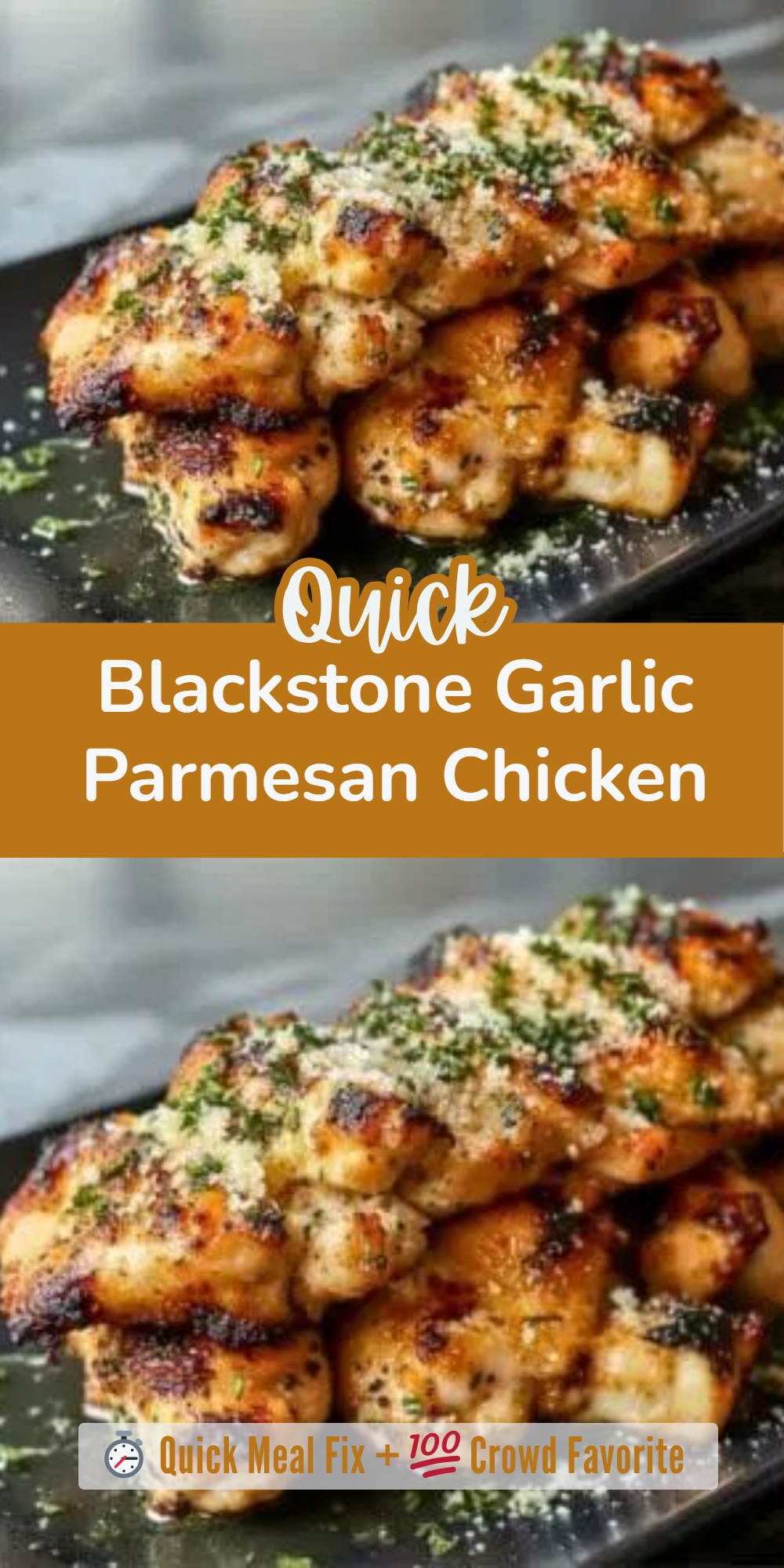 Blackstone Garlic Parmesan Chicken