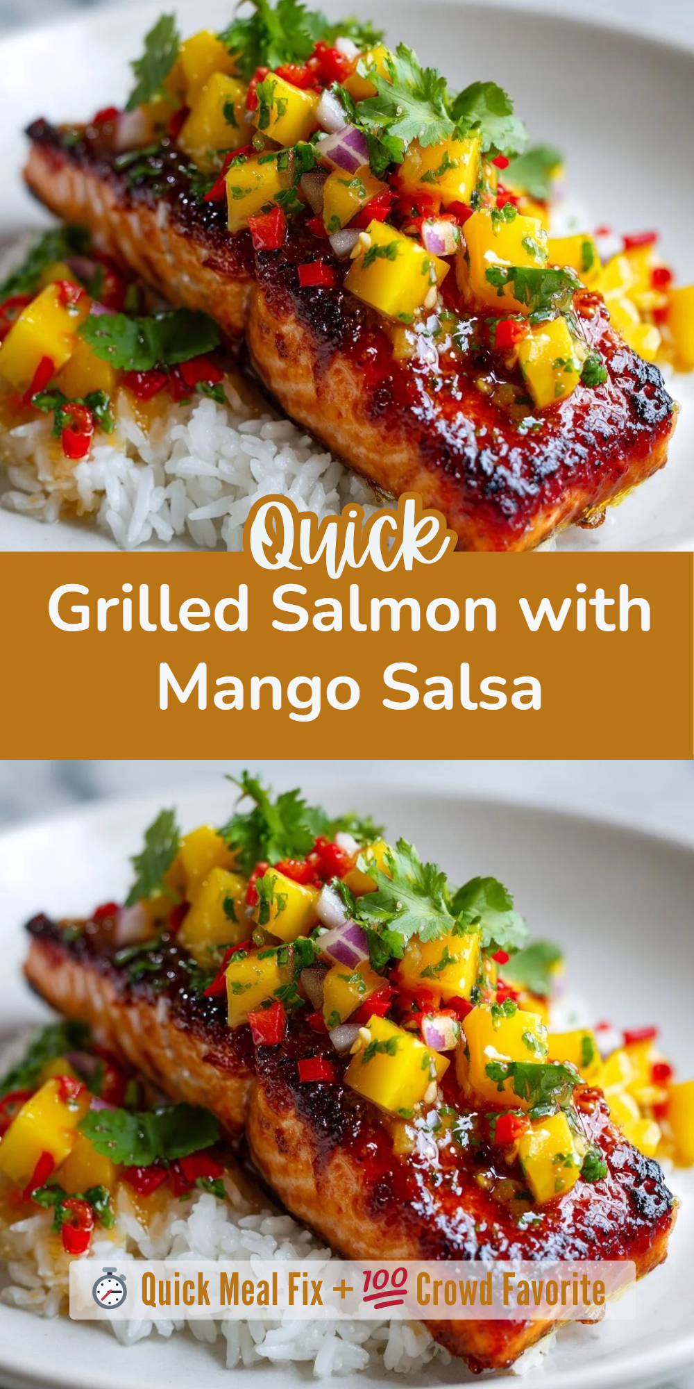 Grilled Salmon with Mango Salsa