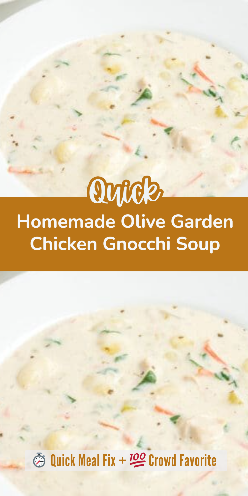 Homemade Olive Garden Chicken Gnocchi Soup