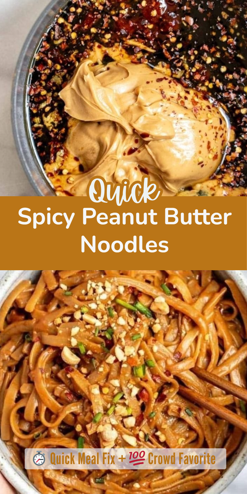 Spicy Peanut Butter Noodles