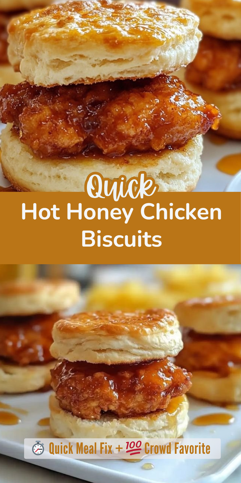 Hot Honey Chicken Biscuits