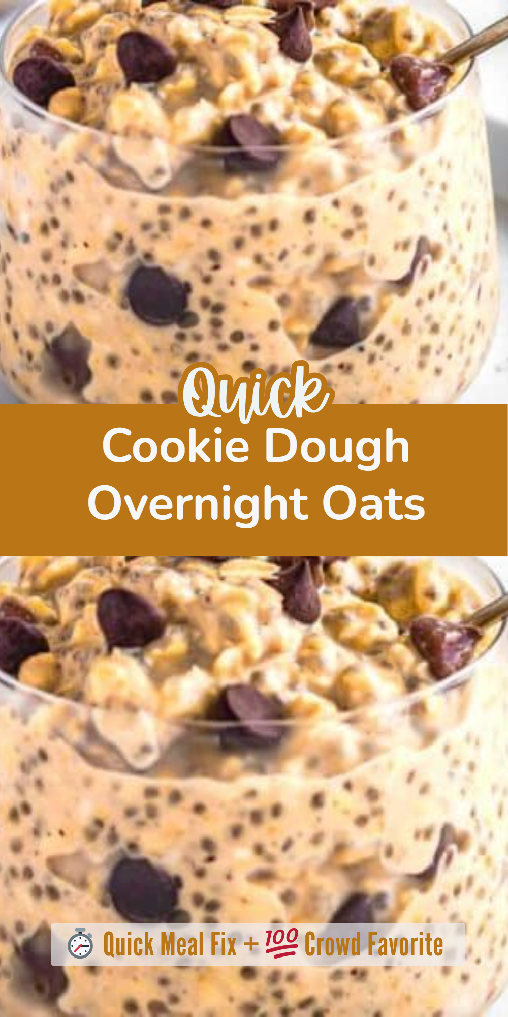Cookie Dough Overnight Oats