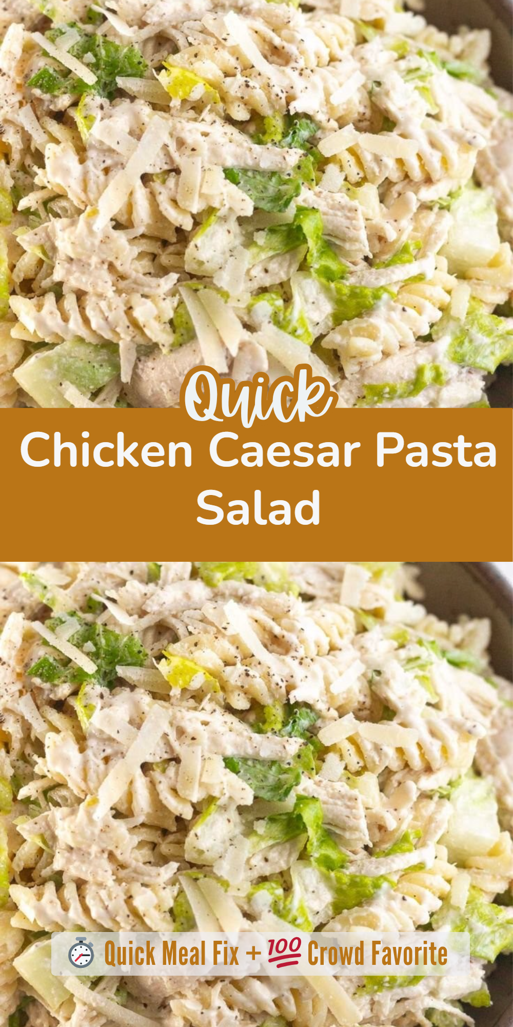 Chicken Caesar Pasta Salad