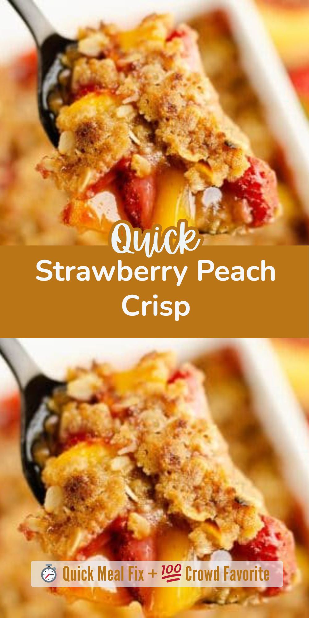Strawberry Peach Crisp