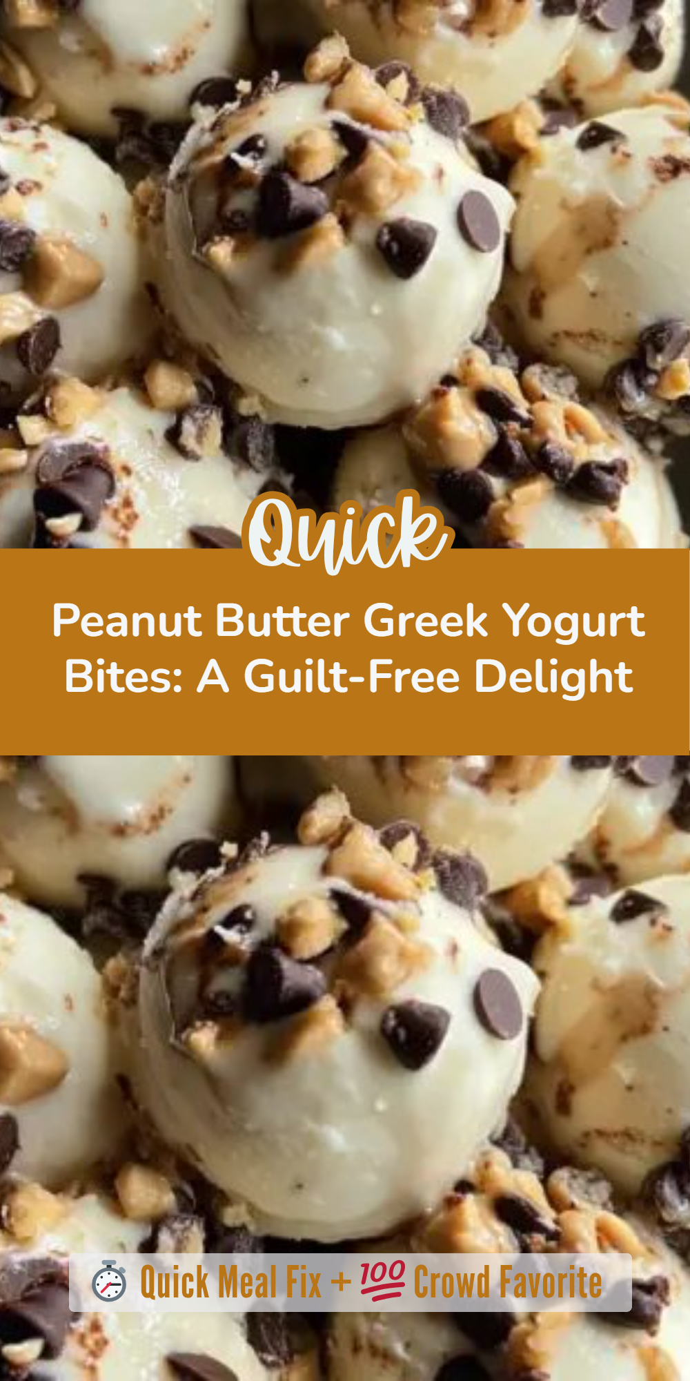 Peanut Butter Greek Yogurt Bites: A Guilt-Free Delight