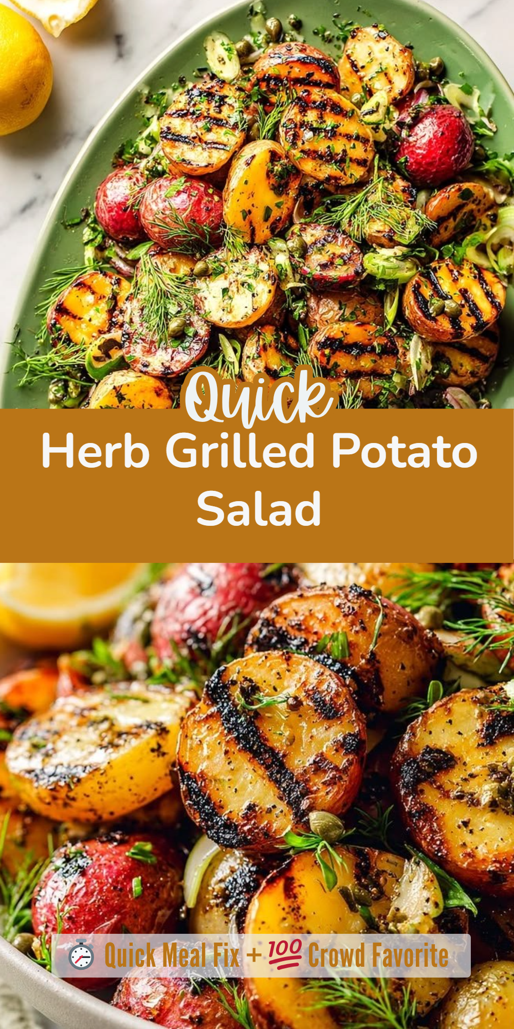 Herb Grilled Potato Salad