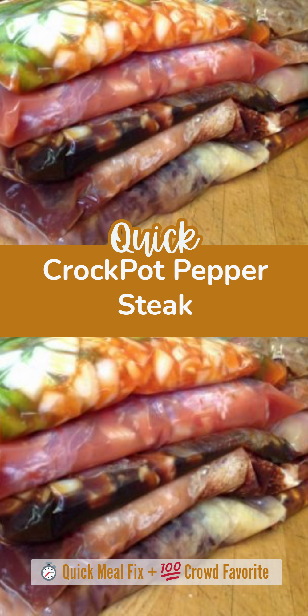 CrockPot Pepper Steak