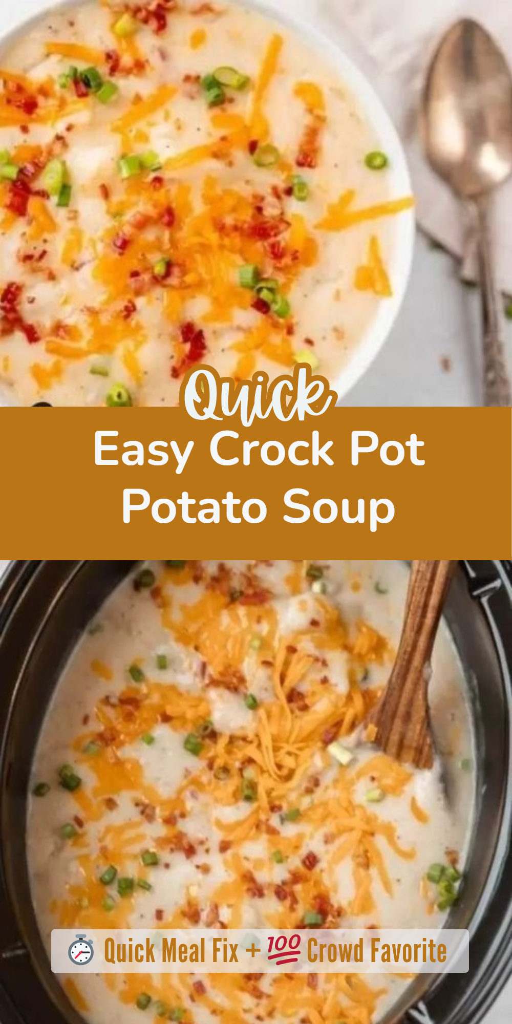 Easy Crock Pot Potato Soup