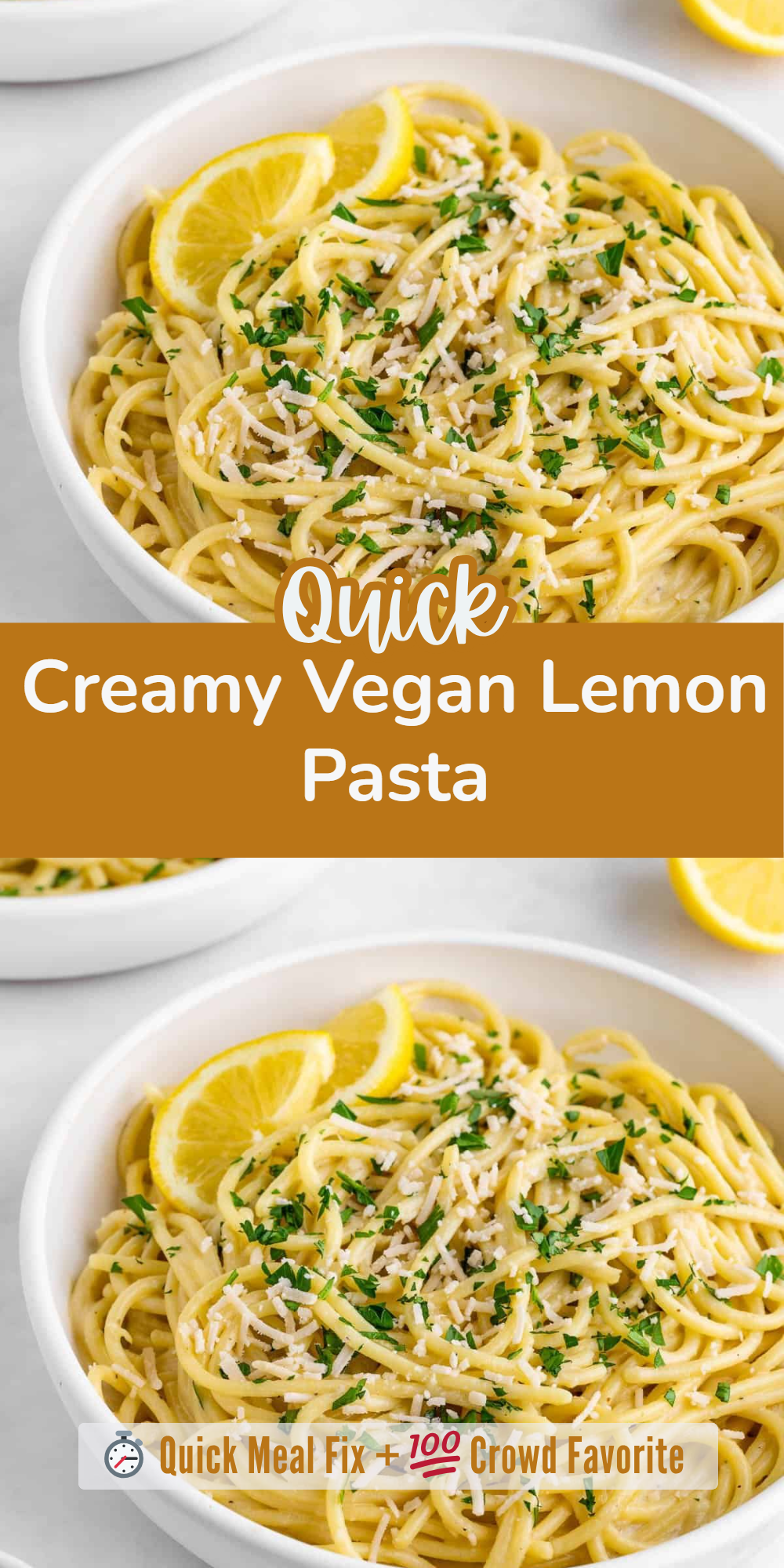 Creamy Vegan Lemon Pasta