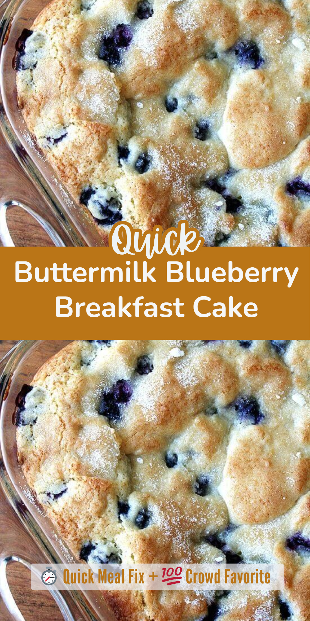 Buttermilk Blueberry Breakfast Cake