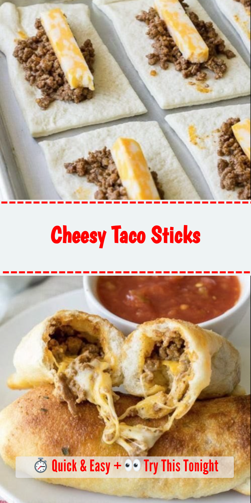 Cheesy Taco Sticks