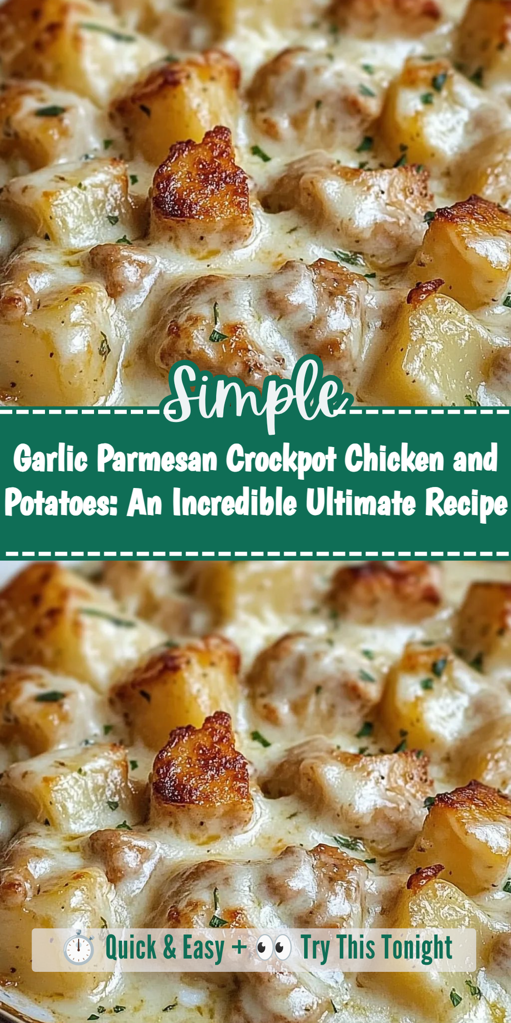 Garlic Parmesan Crockpot Chicken and Potatoes: An Incredible Ultimate Recipe