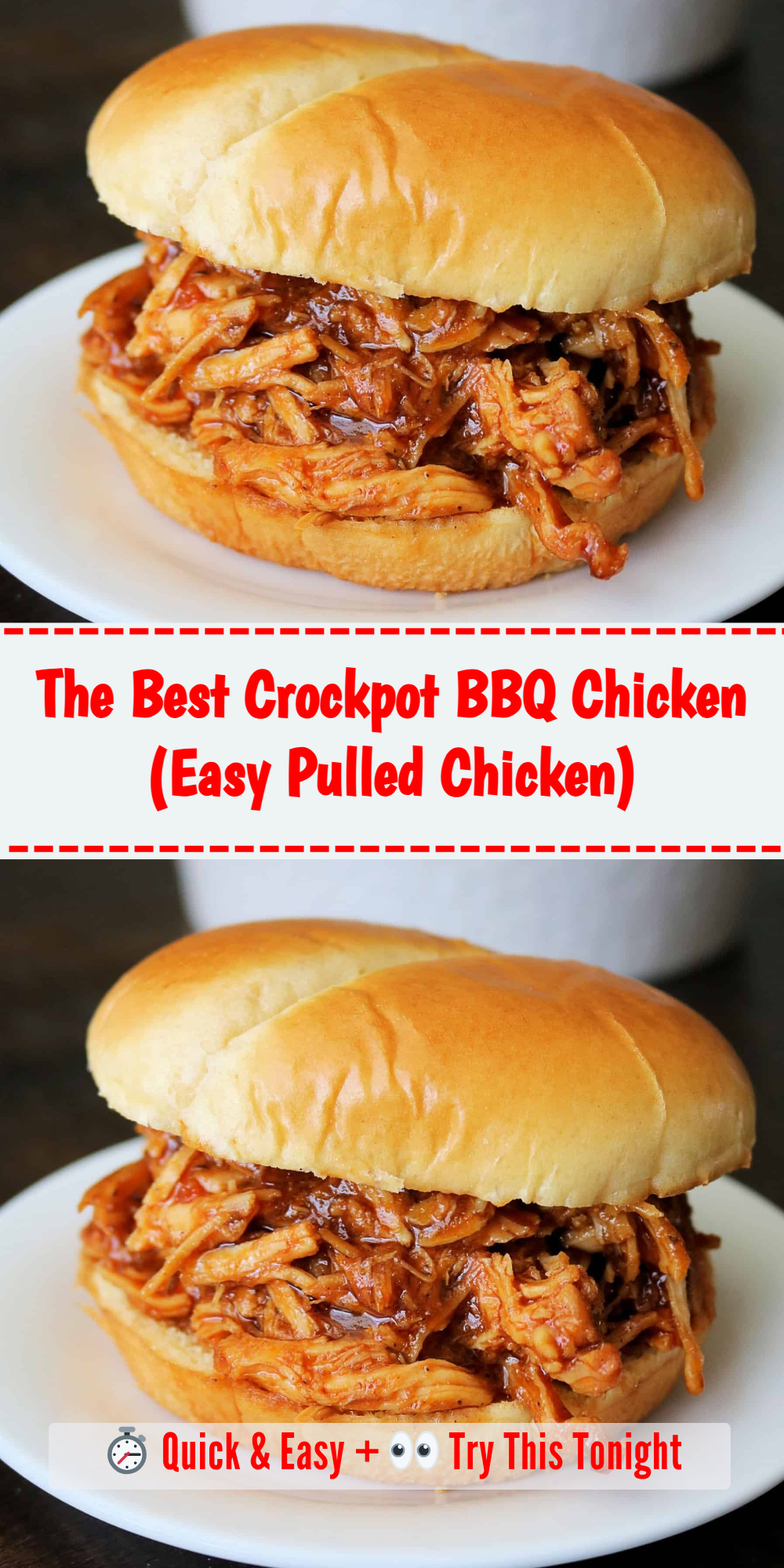 The Best Crockpot BBQ Chicken (Easy Pulled Chicken)