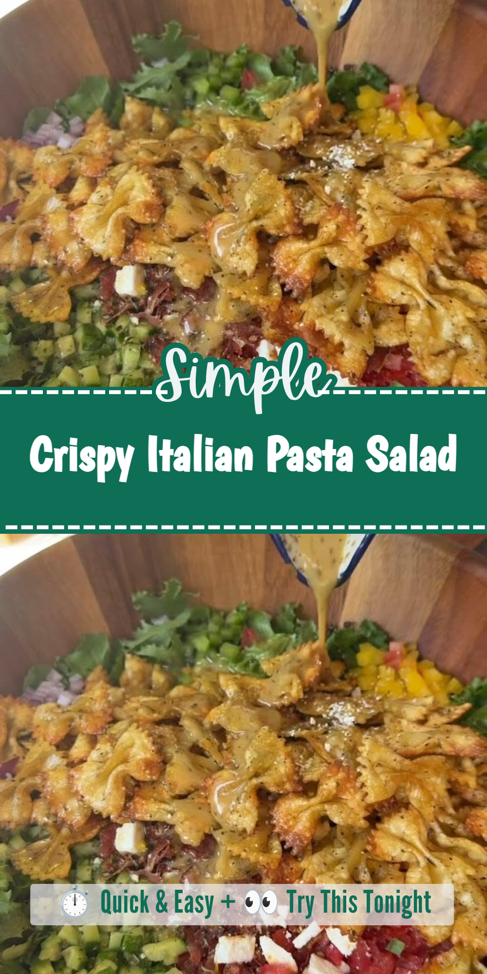 Crispy Italian Pasta Salad
