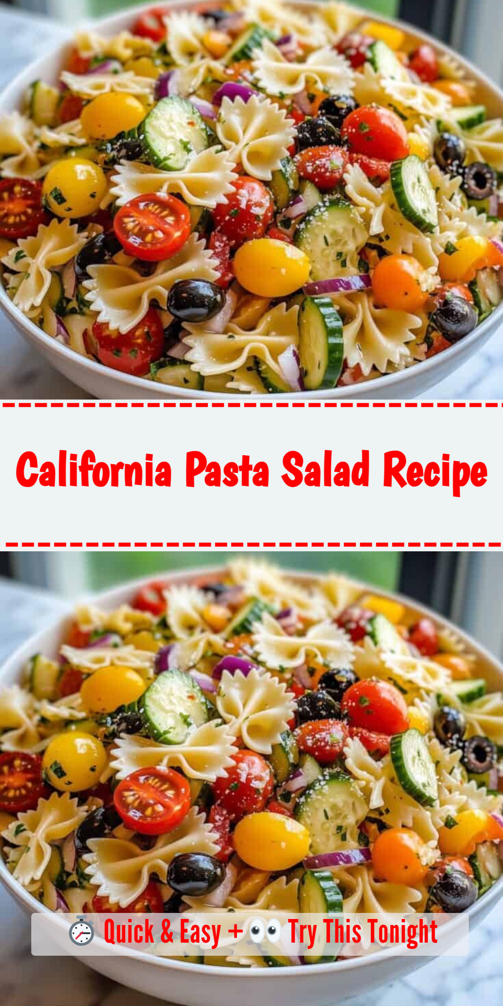 California Pasta Salad Recipe