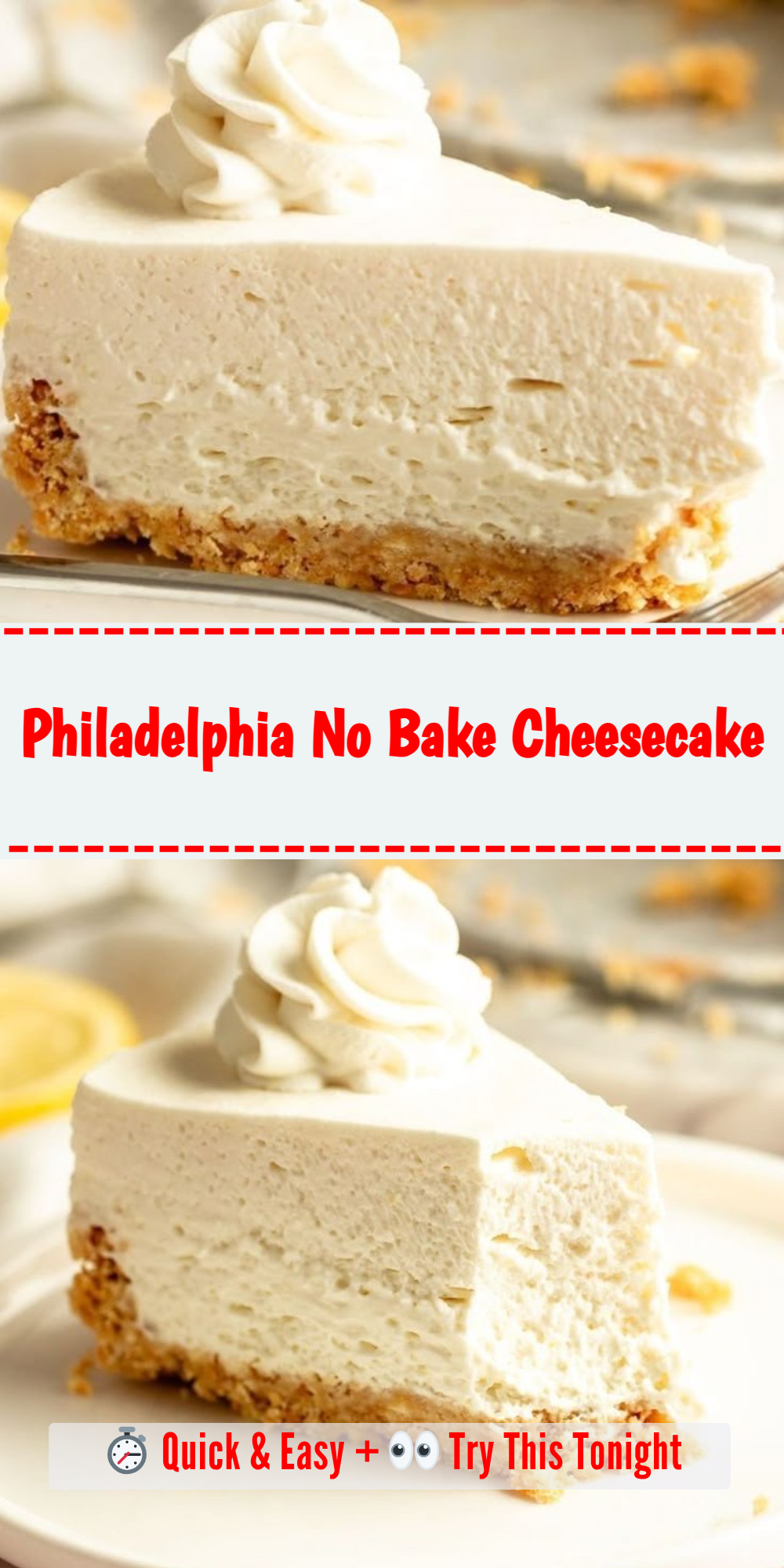 Philadelphia No Bake Cheesecake