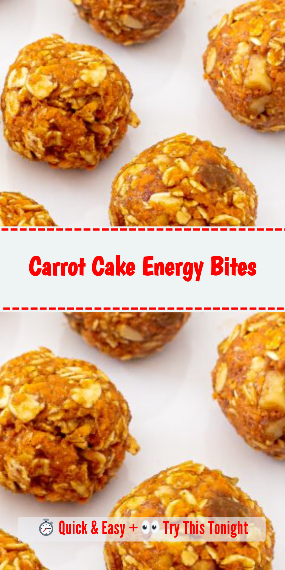 Carrot Cake Energy Bites