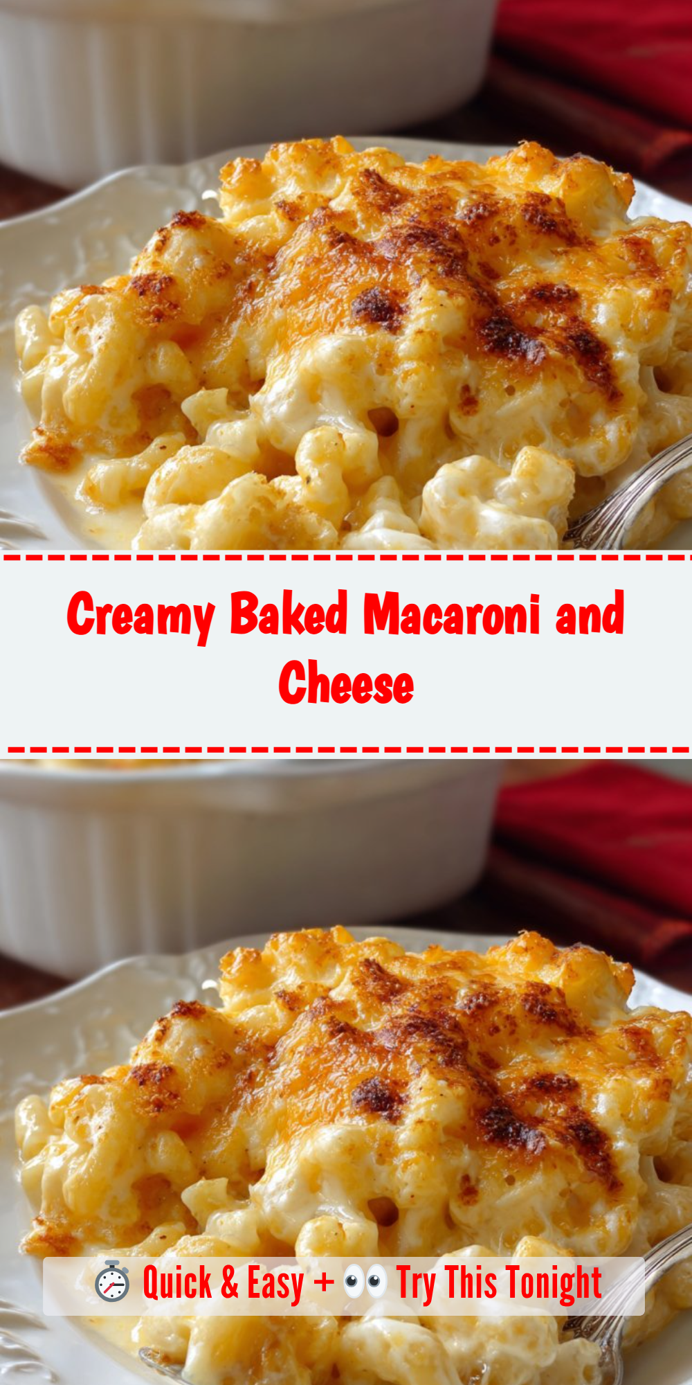 Creamy Baked Macaroni and Cheese
