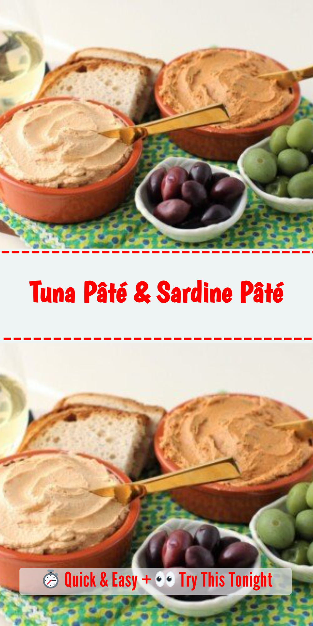 Tuna Pâté & Sardine Pâté